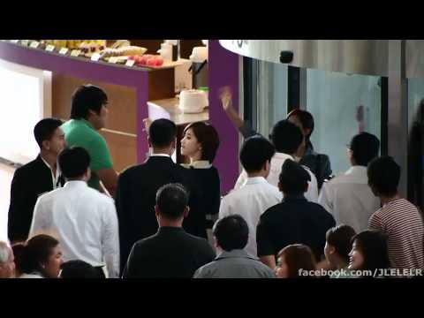 110920 T-ARA (Eunjung & Hyomin) arrived Suvarnabhumi Airport [HD]