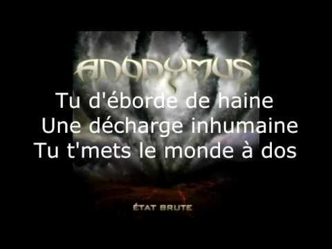 Anonymus- Enragé (Avec paroles)