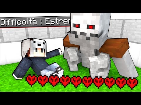 SIAMO QUASI MORTI TUTTI SU MINECRAFT A DIFFICOLTÀ ESTREMA!!