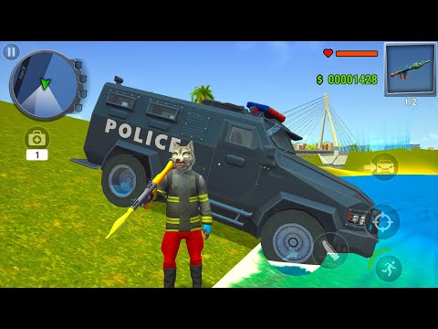 US Police Special Operation Armored Truck and Other Cars Big City Simulator - Android Gameplay.