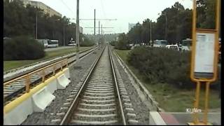 preview picture of video 'OSTRAVA, tram line 3 in driver cab. video 1'
