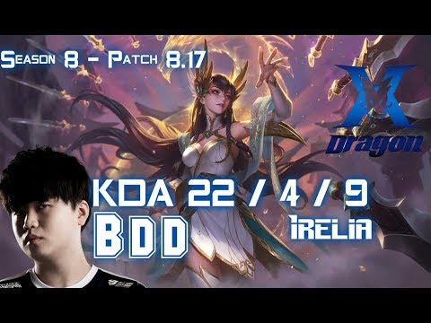 KZ BDD IRELIA vs MISS FORTUNE ADC - Patch 8.17 KR Ranked