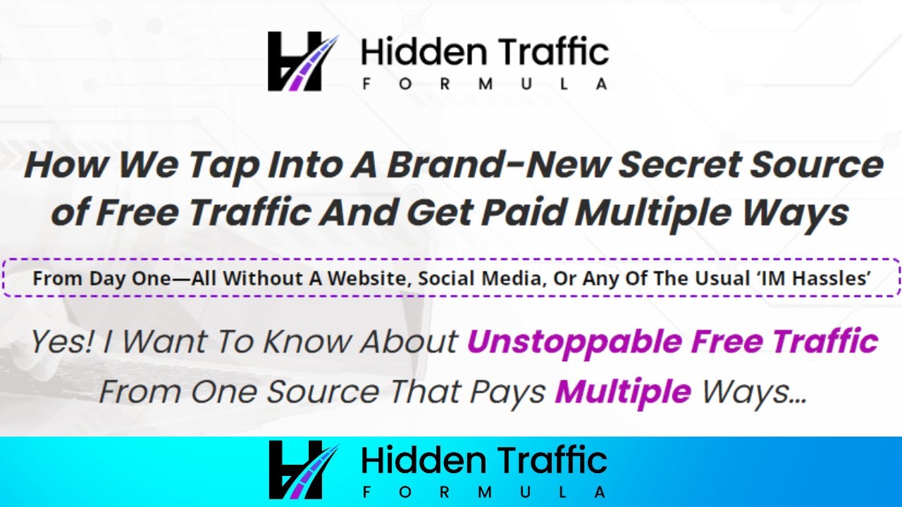 Hidden Traffic Formula Review 🔥 | The Secret FREE Traffic Method That Pays You?!