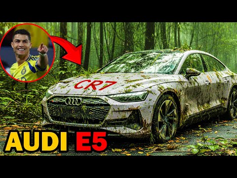 $99,000 USD Audi Restoration: Saving Cristiano Ronaldo’s CR7 Car! #cr7  #cristianoronaldo #audi