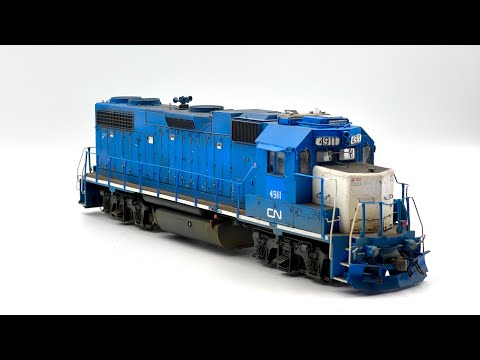 HO Scale - A day in the life of L579 CN 4911 IC 9628 GTW 5856