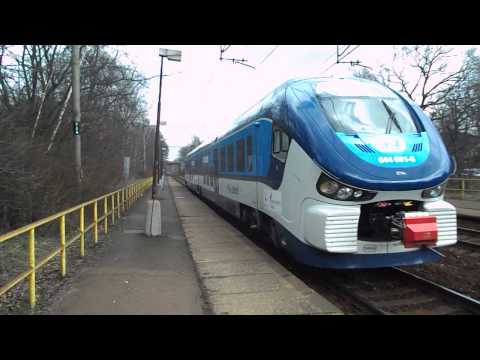 Příjezd vlaku Os 7056 (ČD 844.001) - Chomutov město, 10. 4. 2013