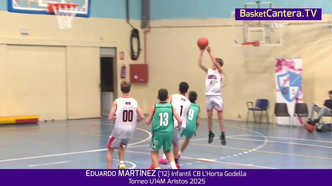 EDU MARTÍNEZ ('12) Infantil CB L'Horta Godella.- Torneo U14M Aristos 2025