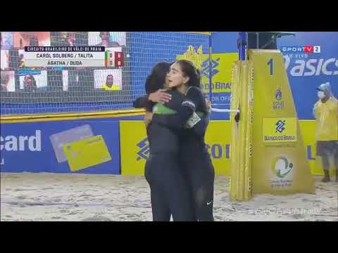 TALITA/CAROLINA SOLBERG vs DUDA/AGATHA Circuito Brasileiro de Vôlei de Praia OPEN 4 Etapa FINAL