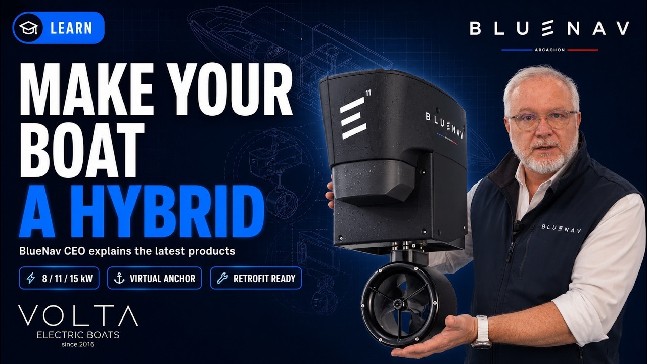 BlueSpin Outboard 8kW Motor