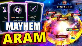 ARAM MAYHEM PENTAKILL LoL FUN MOMENTS #604