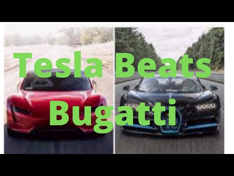 Tesla Beats Bugatti #shorts