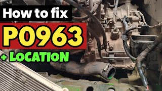 OBD Code p0963 Guide to Repair