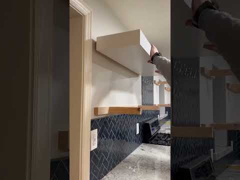 One of many ways to install floating shelves #howto #diy #woodwork #woodworking