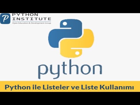 Modül 3: Python ile Liste Kullanımı. Ders Anlatım: Hasan Acar