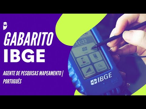 GABARITO IBGE Cargo: Agente de Pesquisas Mapeamento | PORTUGUÊS com Prof Rafaela Freitas