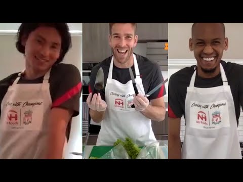 Cooking with Champions Challenge: Minamino v Fabinho v Adrian