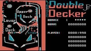 Double Decker PCS PINBALL CONSTRUCTION SET FLIPPER ALL ATARI 8BIT XL XE 400 800 600 1200 ATARIMANIA