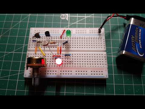 Hell- und Dunkelschalter mit LEDs