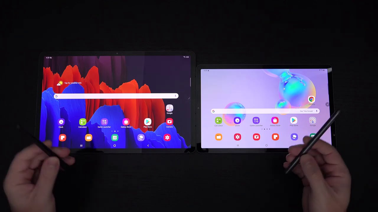 Samsung Galaxy Tab S7 Plus vs Tab S6