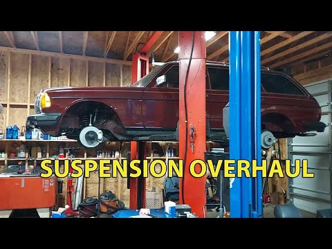 1984 Mercedes 300TD - Part 4 Front Suspension, Engine Mounts, Brakes and Bearings