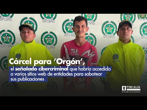 Cárcel para ‘Orgón’, señalado cibercriminal que habría accedido a varios sitios web para sabotear