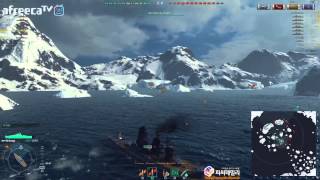 월드오브쉽 일본 8티어 전함 아마기 플레이 6 Kill