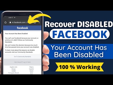 How To Recover Disabled Facebook Account 2022 | Your Account Has Been Disabled Problem Solution 2022