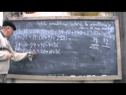 3. Bazele Matematicii: Lectia19 - Tabla Inmultirii pe intelesul tuturor 3/12