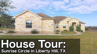 MLS House Tour: 124 Sunrise Circle in Liberty Hill, TX - Sprawling 2-Acre Retreat with a Pool