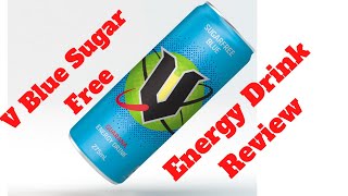 V Blue Sugar Free Energy Drink Review