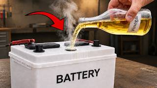 👉Millions Don’t Know This Trick! Restore Old Batteries With Vinegar⚡🔋