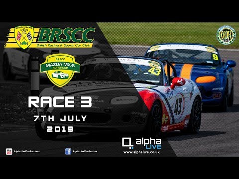 2019 BRSCC TCR UK/ TCT Weekend @ Croft - Mazda MX-5 SuperCup Race 3 (LIVE)