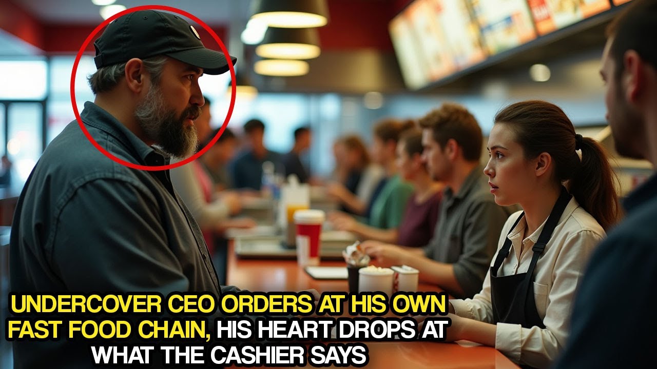 Undercover CEO Orders at His Own Fast Food Chain, His Heart Drops at What the Cashier Says