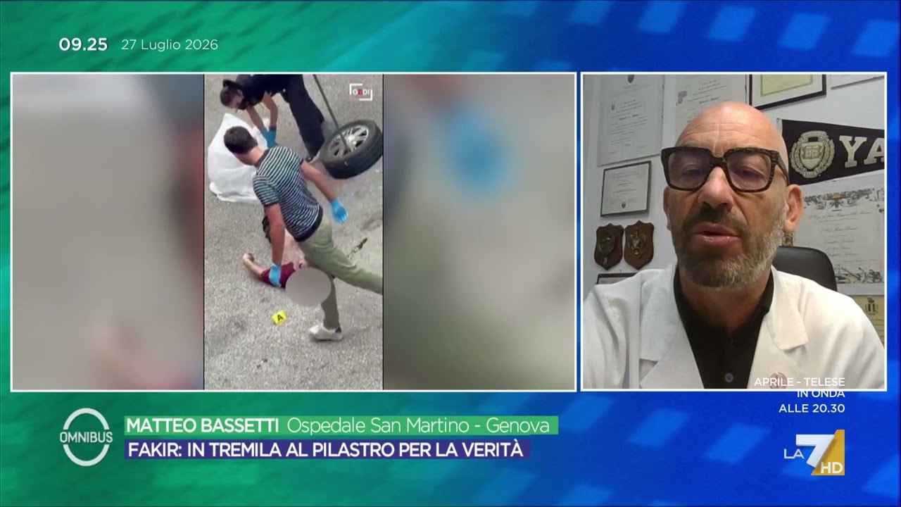 Fakir, Bassetti dopo l'autopsia: "Il sangue nei polmoni potrebbe essere arrivato prima o dopo ...