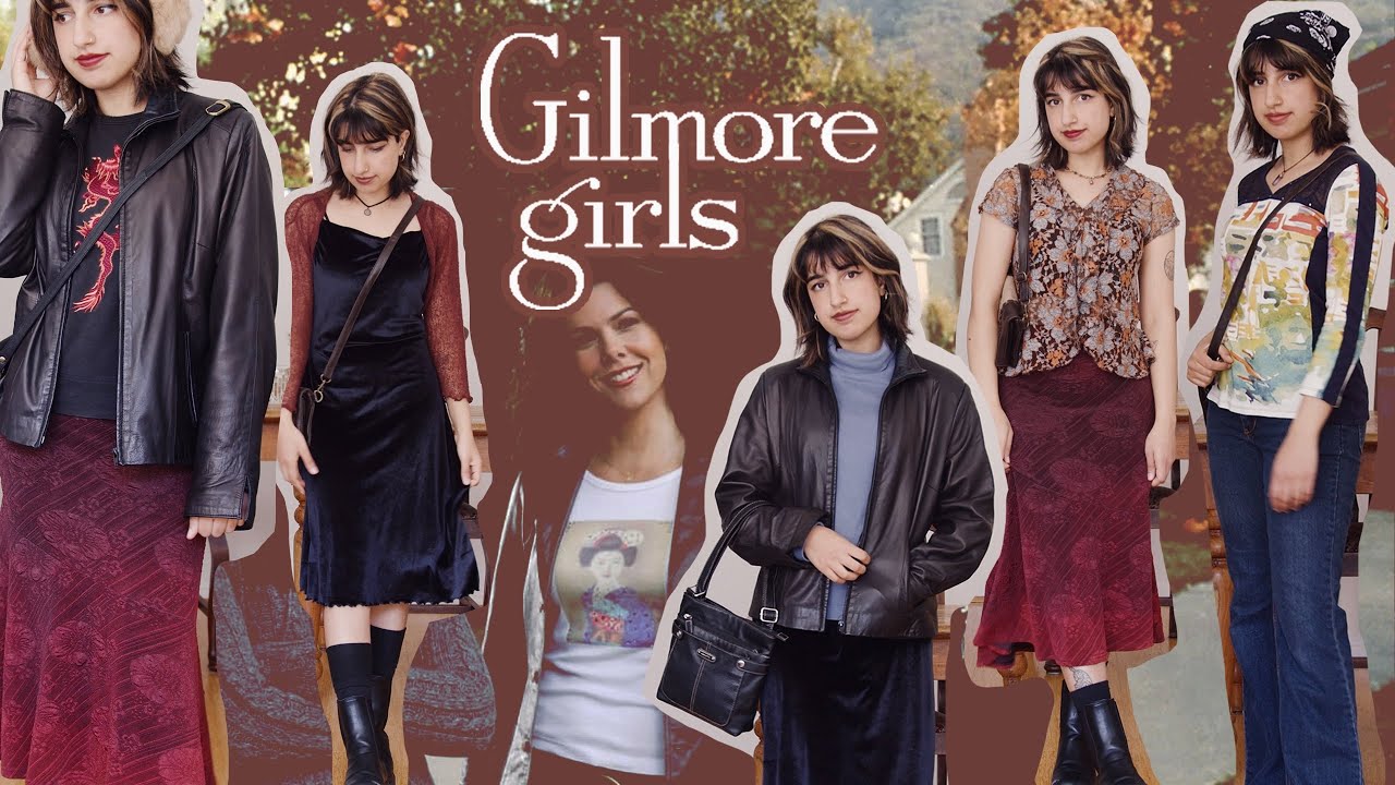 Outfits inspired by Lorelai Gilmore (90s & 2000s style, fall fashion from Gilmore Girls)