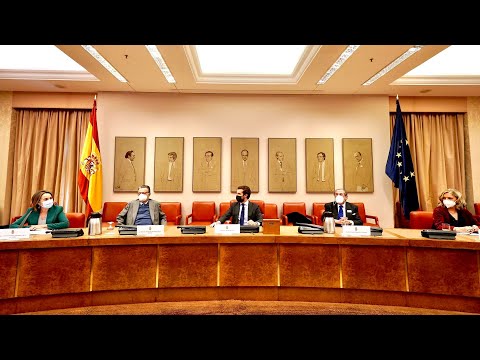 Pablo Casado clausura una mesa de debate sobre los valores constitucionales en el Congreso