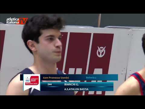 60 metri Promesse Uomini batteria 3 | Campionati Italiani Indoor Juniores-Promesse