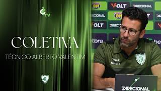 Coletiva Técnico Alberto Valentim | Athletic 1 x 1 América | Coelho TV