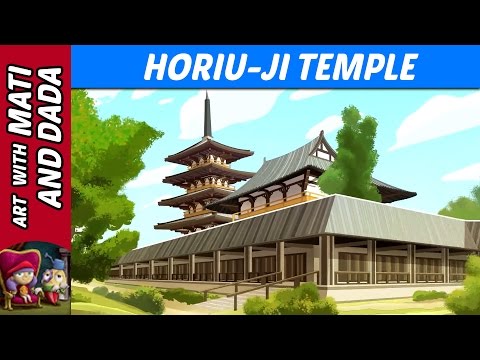 Art with Mati and Dada – Horiu-Ji Temple | Kids Animated Short Stories in English