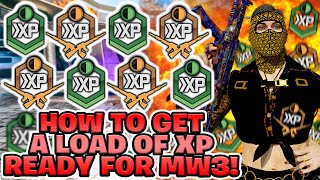 HOW TO GET A LOAD OF DOUBLE XP READY FOR MW3!