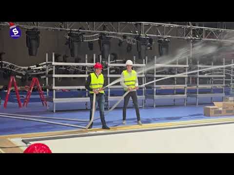 Počelo punjenje bazena u Beogradskoj areni za Evropsko prvenstvo u vaterpolu