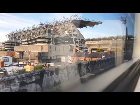 On Board an IE 22000 Class Intercity Train from Drumcondra to Connolly Station, Dublin