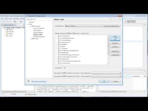 MISRA C code checking