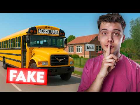Mit Fake Schulbus an Schulen halten, steigt wer ein?