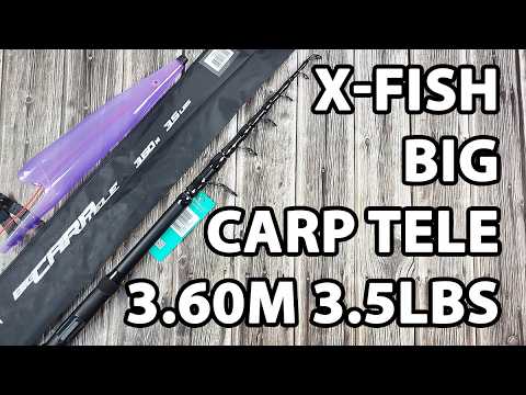 Вудилище коропове X-Fish Big Carp Tele 3.60m 3.5lbs (телескопічне)