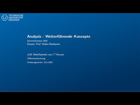 20 Rektifizierbarkeit von C^1-Kurven