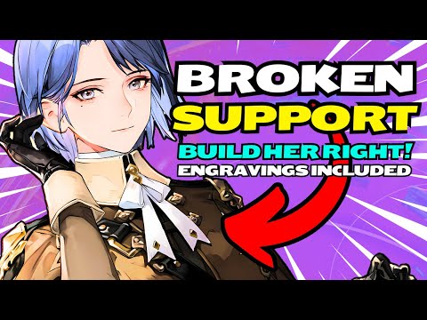 Sp Safiyyah is INSANE! 100% Top Tier Support - Full Build w/ Engravings #swordofconvallaria