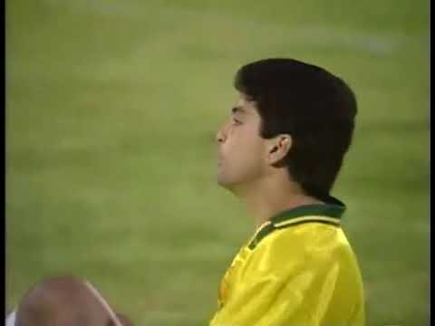 Amistoso 1996: Sudáfrica 2-3 Brasil (24/04/1996). Narración en inglés.