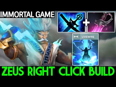 How to Zeus Mid Right Click with Lightning Hands Dota 2