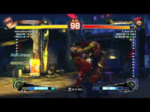 SSF4 AE: elwoodblues0985 (Guy) vs II Axel 84 II (Akuma)